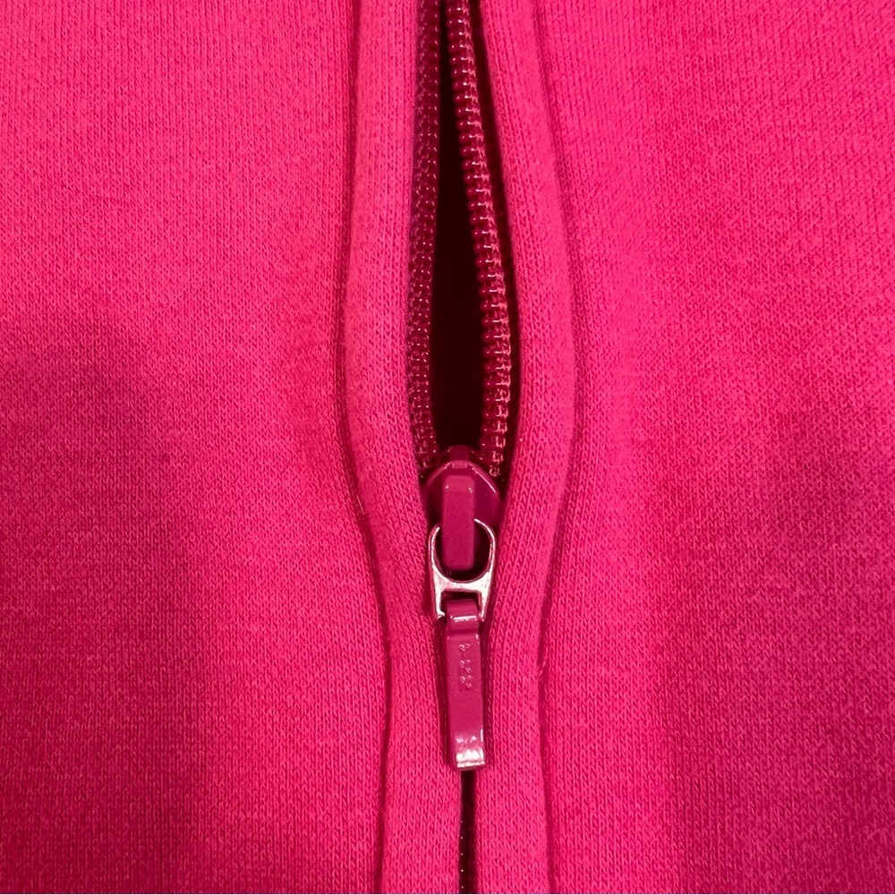 NWT Vintage ARTISANS Pink Full-Zip Jacket with Embroidered Floral Design | XL - Picture 10 of 15